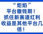 炬焰红利大爆发！5分钟二创内容收益暴涨5倍，新赛道撒钱期速抢爆赚！