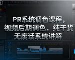 惊人PR调色大师课：视频后期调色终极指南，纯干货无废话系统教学
