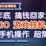 2025年CSGO手机挂机暴利揭秘：一键日赚千元，年前躺赢回家！