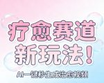 AI疗愈一键生成：无限素材批量矩阵操作，每分钟一条轻松月入过万！