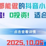 抖音小程序零门槛轻松上手！新手必学的零成本赚钱秘籍