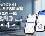 【揭秘手机视频审核副业】20秒一单，日入400+，在家用手机轻松赚！
