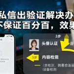 抖音私信验证终极快速解决办法，秒过验证轻松搞定！
