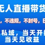淘宝无人直播12.0爆赚秘籍：不封号稳抓双十一流量风口，日入1000+独家技术终极揭秘！