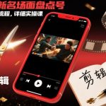 爆款短剧拉新秘籍：全流程盘点剪辑实操课