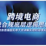 跨境电商财税合规暴利秘籍：财务思维实操课，利润翻倍速成指南！