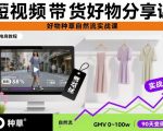 短视频带货爆款秘籍：好物种草自然流量实战课
