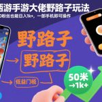 梦幻西游手游零基础日赚千元秘籍：一部手机轻松操作，真实揭秘赚钱新玩法！