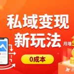 揭秘：0成本私域变现神技！多端引流助普通人月入过万攻略