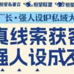 爆款私域人设IP变现大课：音频+字幕实战，零成本获真线索与强成交秘籍！