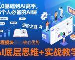 AI高手速成秘籍：2025零基础到精通，实战教学+底层思维全攻略！