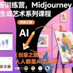 MIDJOURNEY AI绘画大师课：零基础速成，生成艺术让你变身顶级AI艺术家！