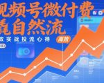 视频号微付费爆款秘籍：高效撬动自然流，实战投流速成攻略！