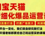 淘宝天猫爆品运营终极秘籍：免费流量狂飙+付费广告暴利放大，三大痛点一键解决！