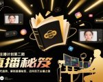 百万主播计划第二期：独家直播秘笈，零基础速成百万网红之路！