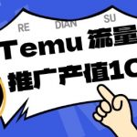 【揭秘】TEMU商家日赚130+秘籍：精准曝光暴涨流量，店铺排名飙升转化翻倍！