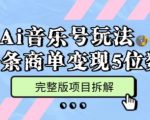 狂赚5位数！AI音乐多平台爆款运营秘籍：粉丝增长与变现终极拆解