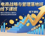 电商战略管理落地班：线下课揭秘公司业绩利润倍增终极秘籍！