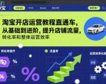淘宝开店终极指南：直通车运营秘籍，从基础到进阶，流量转化率飙升（2025最新）