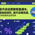 淘宝开店终极指南：直通车运营秘籍，从基础到进阶，流量转化率飙升（2025最新）