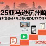 2025亚马逊杭州峰会震撼特训营：全阶线上课程（文档+视频）终极速成指南