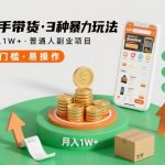 快手带货暴利秘籍：月入过万！免直播免囤货，普通人副业轻松上手