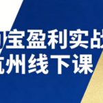 淘宝爆款盈利终极秘籍：杭州线下实战课12月26-28日，快速掌握SOP流程+12核心技术，音频字幕全包！