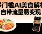 AI美食变现秘籍：零门槛吸金神器，引爆流量赚翻天！