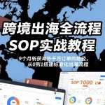 跨境出海SOP爆款实战教程：9个月狂揽海外千万订单，从0到1标准化流程终极揭秘！