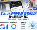 TikTok跨境电商暴富秘籍：抓住出海红利期，国内卷王转战赚美金！