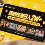 短剧拉新日入2W+大佬分享盘点搞笑玩法爆单实操经验