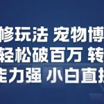 宠物短视频爆款秘籍：视频号轻松破百万播放，高转化变现，新手零基础秒上手