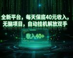 最新看广告平台揭秘：日赚保底30-40元，全自动挂机解放双手，轻松躺赚！