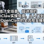 可落地、全场景、超详细的OPENCLAW实操指南，从入门到精通，掌握OPENCLAW的全流程实操能力