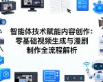 AI智能体技术赋能内容创作：零基础视频生成与漫剧制作全流程解析
