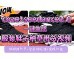 COZE+即梦SEEDANCE2.0一键生成服装鞋子带货种草视频！全流程保姆级教学