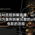 辛弃疾AI流程拆解直播，以辛弃疾短剧为案例拆解完整的AI制作电影的流程