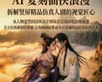 AIGC仿真人《合欢宗》短剧教学，用AIGC解锁缠绵爱恋的全新呈现方式，让跨时空故事创作零门槛、高品质，重构短剧生态