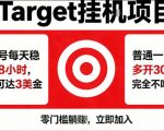 海外平台TARGET商品浏览曝光，24小时运行无需人工值守，日收益100美刀+电脑可多开【揭秘】