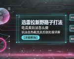 迅雷拉新野路子打法，吃瓜类玩法怎么做，玩法自热截流及后端处理详解