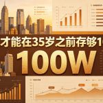 某公众号付费文章：怎么才能在35岁之前存够100W？