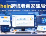 SHEIN跨境老商家破局课，AI工具提效，突破单量利润瓶颈，一人管多店，带你用工具流玩转多店铺
