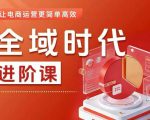 全域时代进阶课，更简单高效的全域投放实操，让电商运营更简单高效（更新）