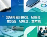 老A营销陪跑训练营，轻理论，重实战，轻概念，重本质（更新2026年6月）