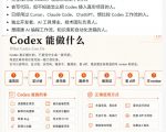 CODEX橙皮书简直YYDS，非官方开源的CODEX全链路指南，轻松搞定AI编程入门到实战【文档】