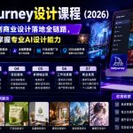 AI MIDJOURNEY设计课程（2026），从零基础入门到商业设计落地全链路，零基础也能掌握专业AI设计能力