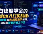 小白也能学会的CODEX入门实战课：从安装配置到AI编程助手使用，开启你的智能开发工作流
