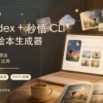 AI应用实战案例，用CODEX+秒悟CLL做宝宝绘本生成器，小白也能把生活想法变成可访问的AI应用