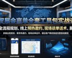 外贸展会赢单全套工具包实战课｜参展全流程规划、线上预热邀约、现场谈单话术、展后客户跟进复盘完整落地教程