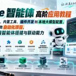 TRAE智能体高阶应用教程，从基础操作、内置工具、插件开发到本地大模型配置，手把手落地自动化项目